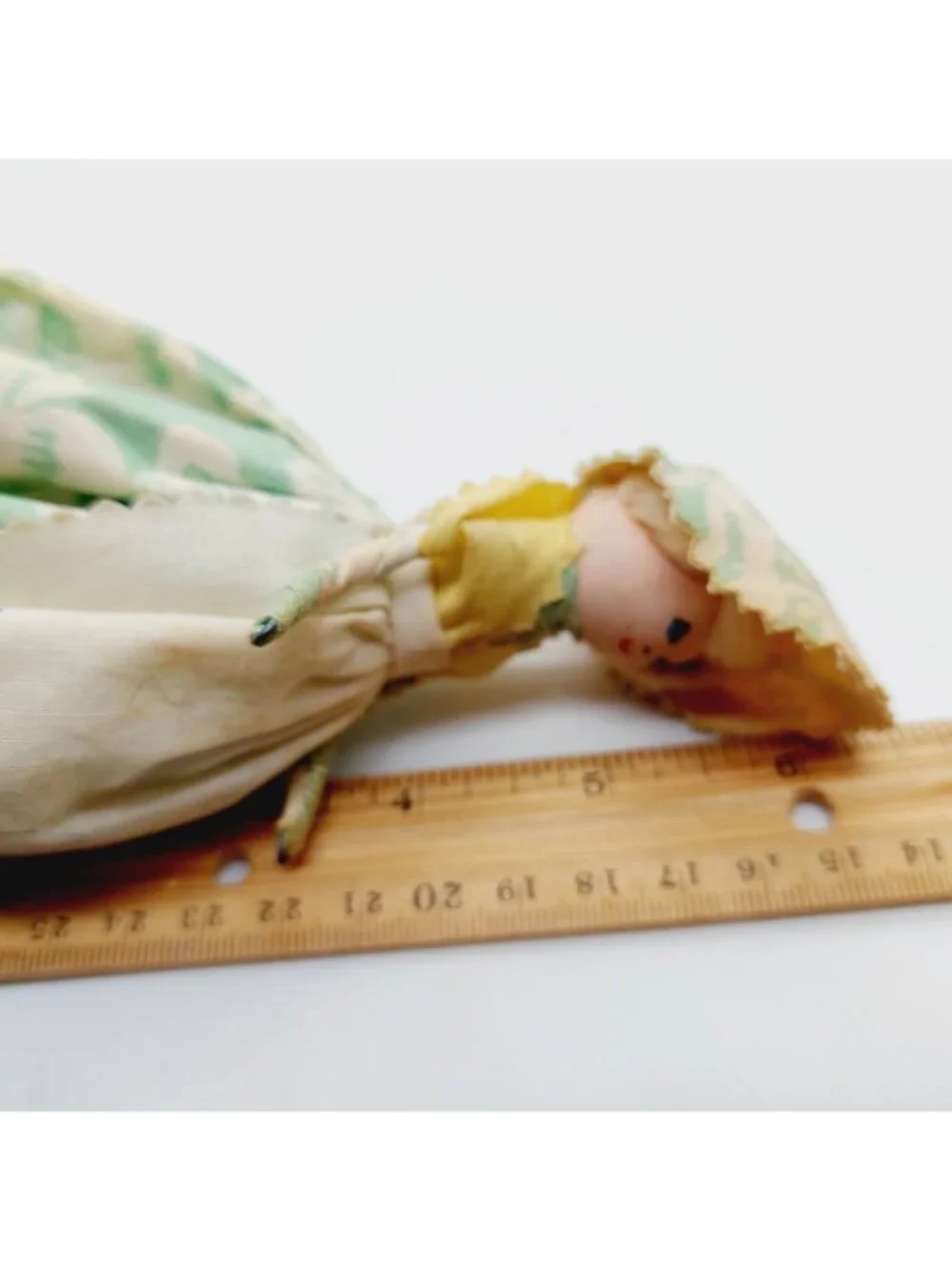 The Berea Belle Figurine Belle Girl Wood Fabric Metal 6